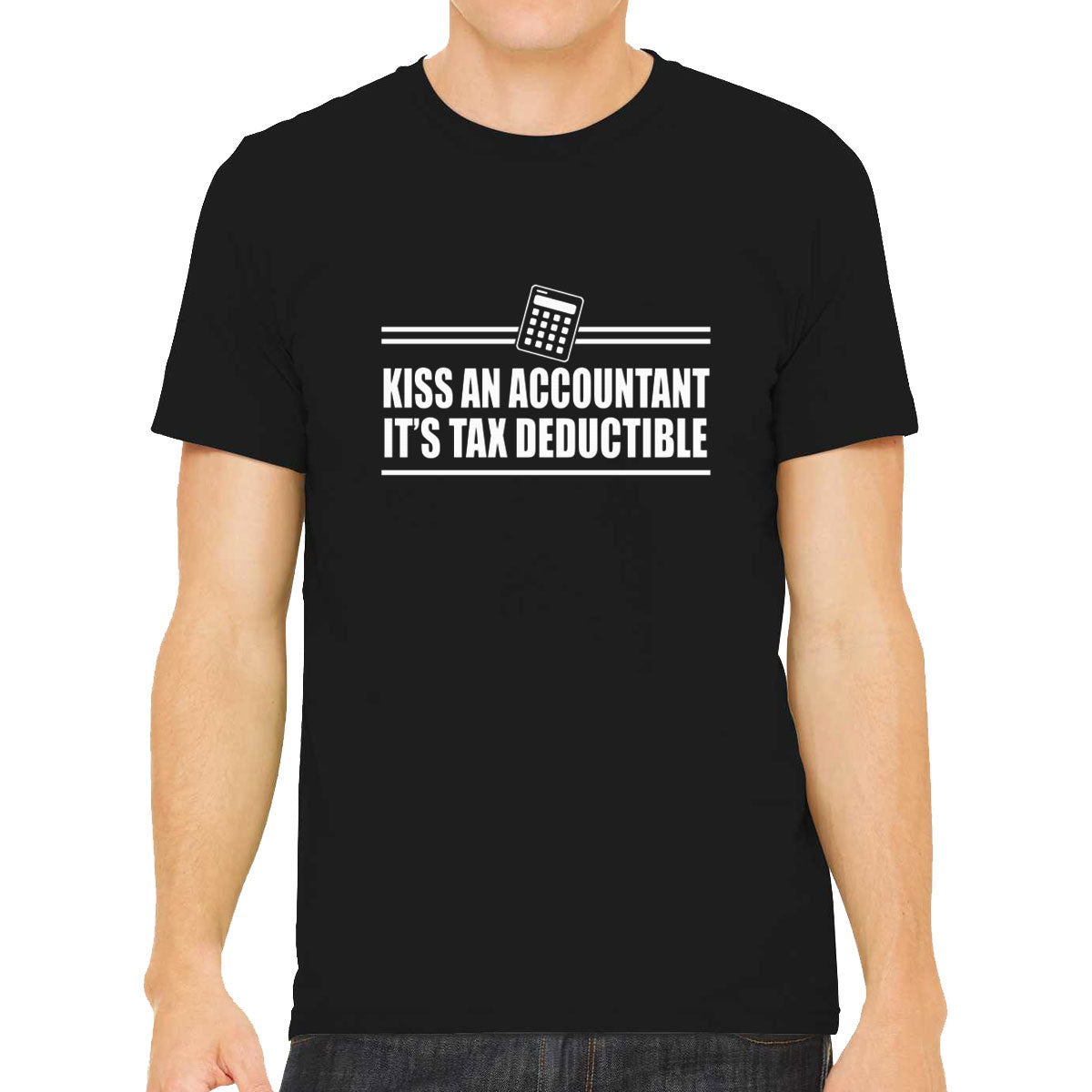 Kiss An Accountant It's Tax Deductible Men's T-shirt