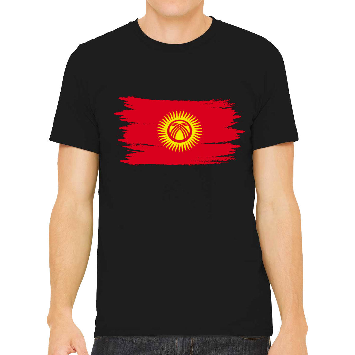 Kyrgyzstan Flag Men's T-shirt