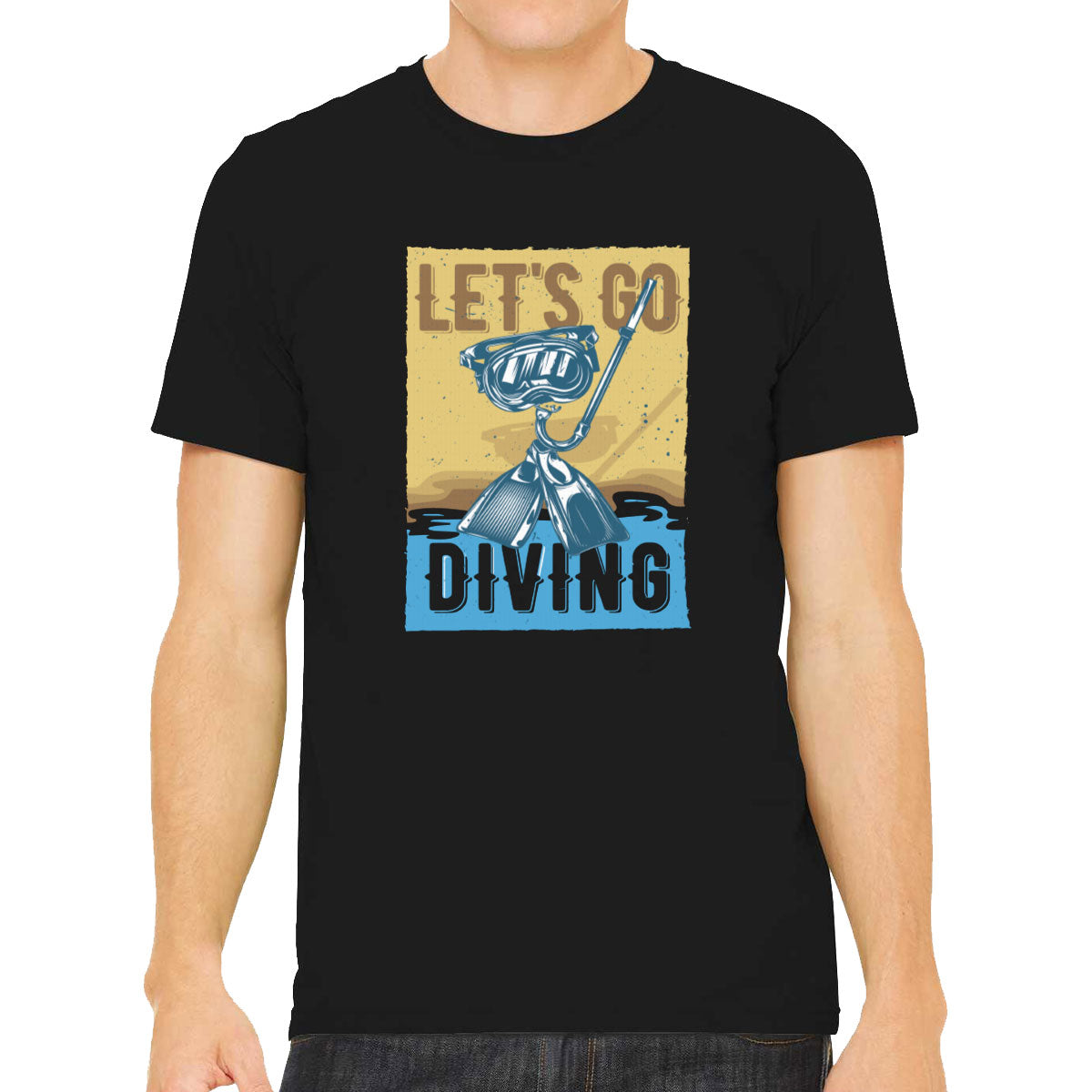 Let's Go Diving Men's T-shirt