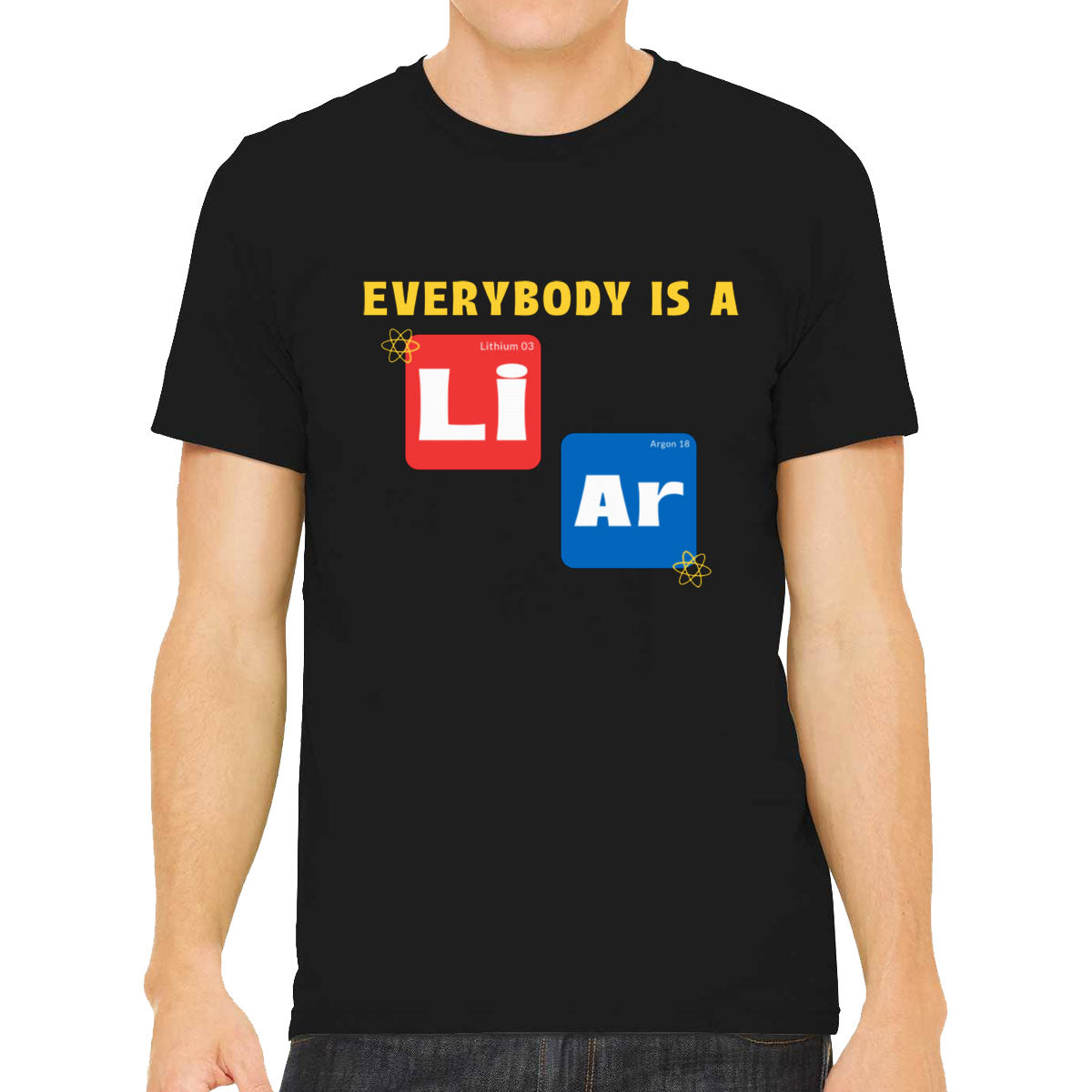 Everybody Is A Liar Funny Periodic Table Men's T-shirt