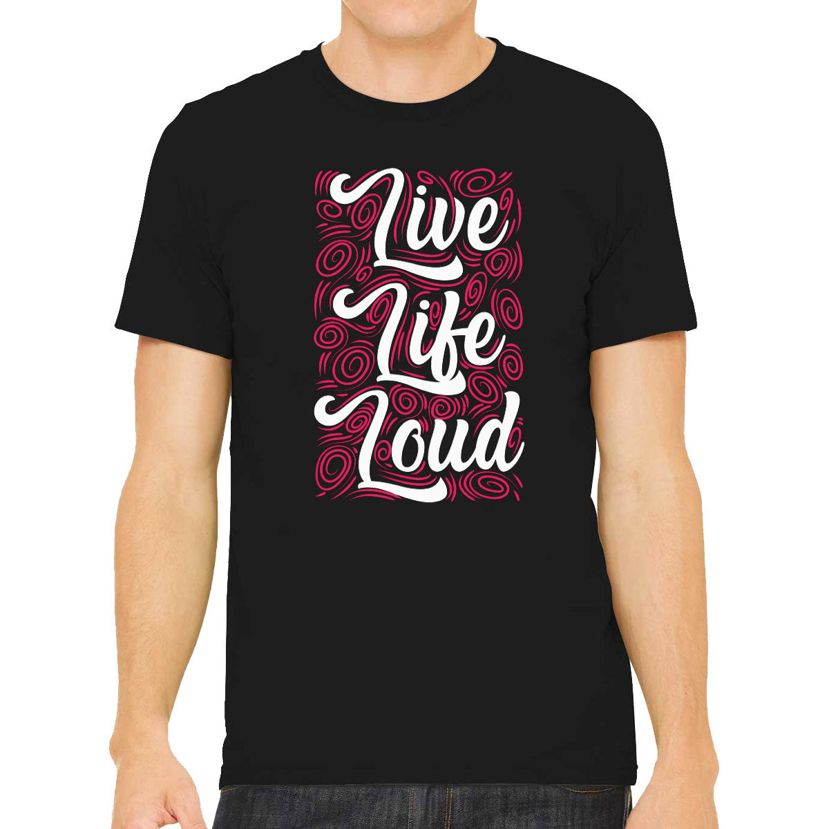 Live Life Loud Music Men's T-shirt