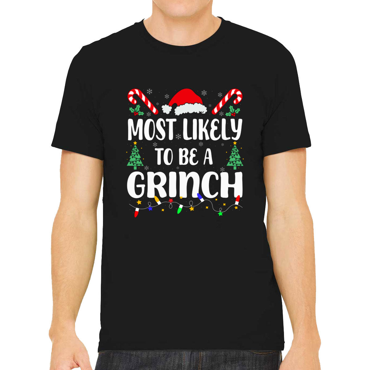 Most Likely To Be A Grinch Christmas Men's T-shirt