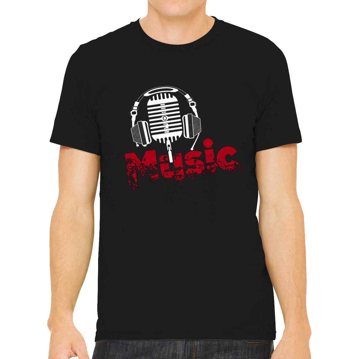 Music And Headphone Men's T-shirt