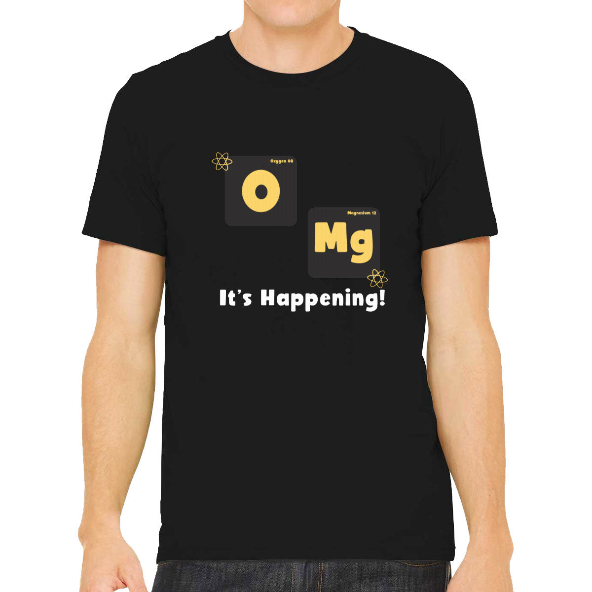 Omg It's Happening Funny Periodic Table Men's T-shirt