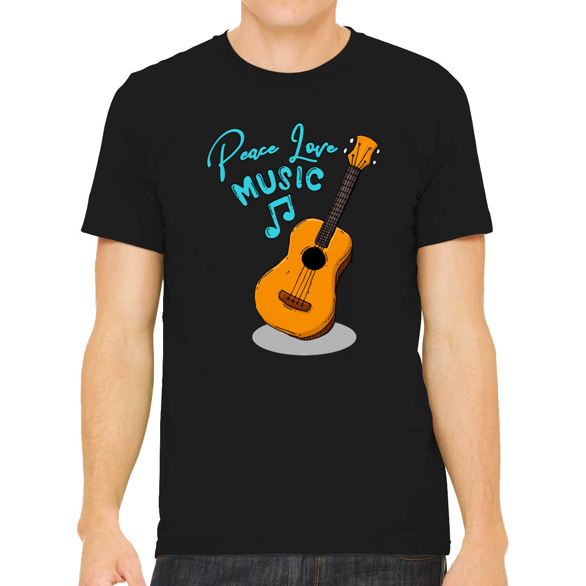 Peace Love Music Men's T-shirt