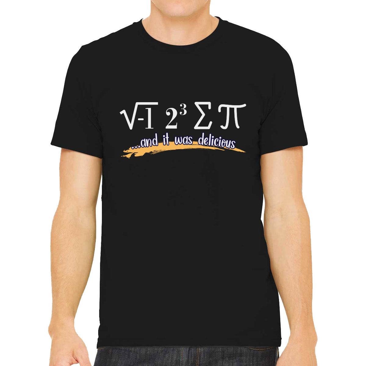 I Ate Some Pie and It Was Delicious Pi Day Math Men's T-shirt