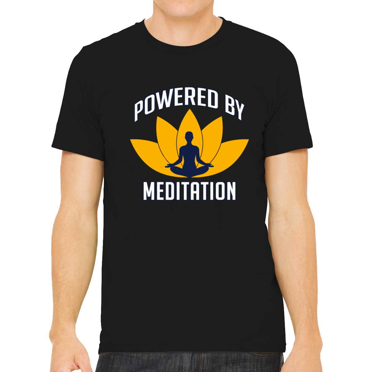 Powered By Meditation Men's T-shirt