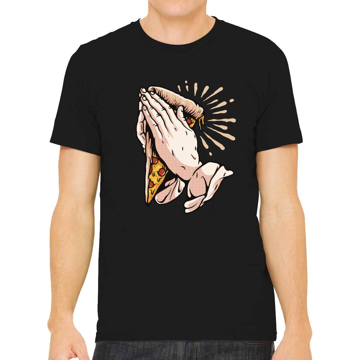 Pray For Pizza Men's T-shirt