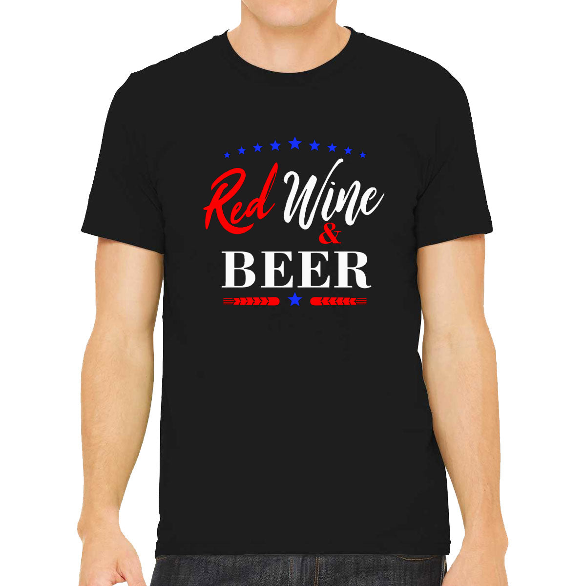 Red Wine And Beer Men's T-shirt