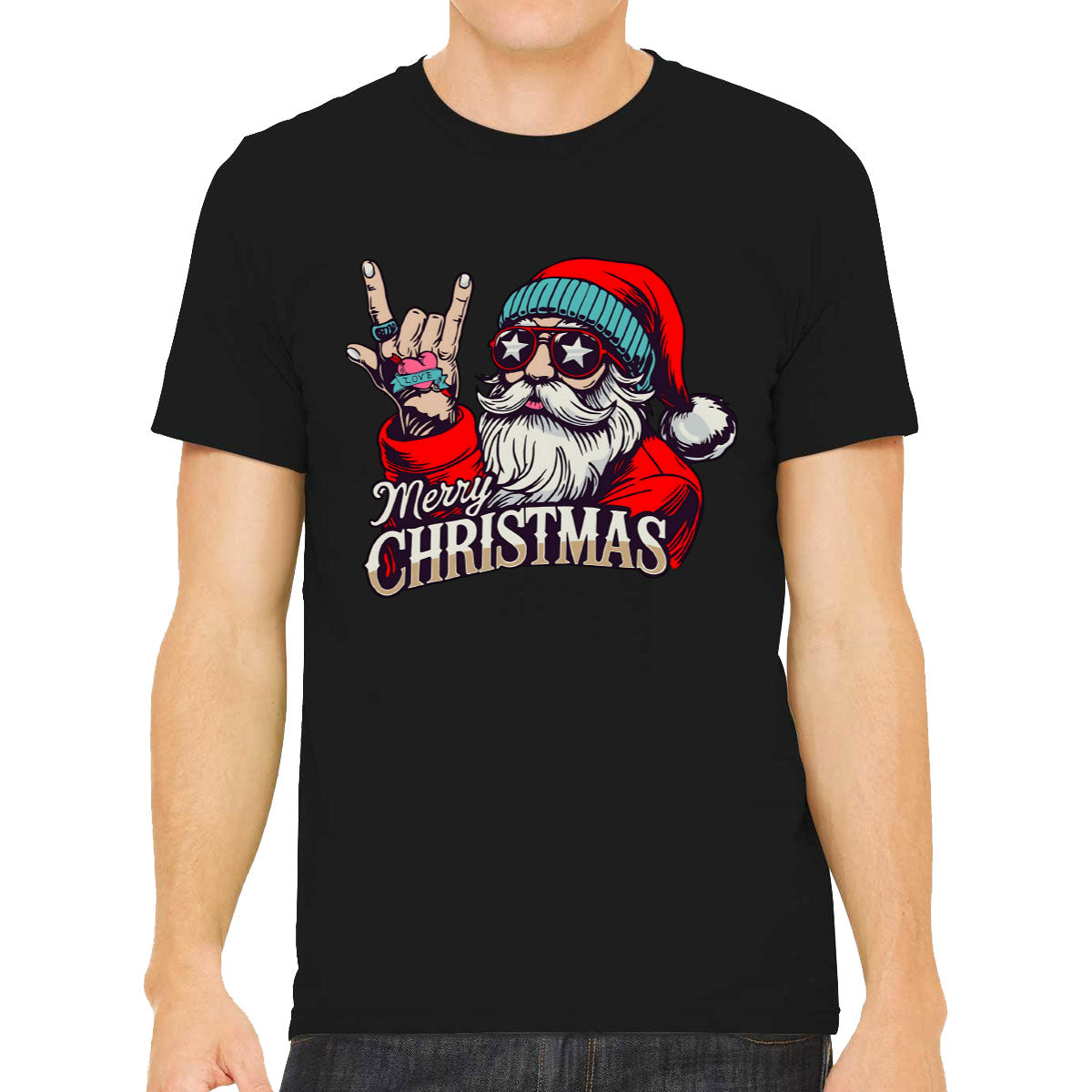 Riock Santa Claus Christmas Men's T-shirt