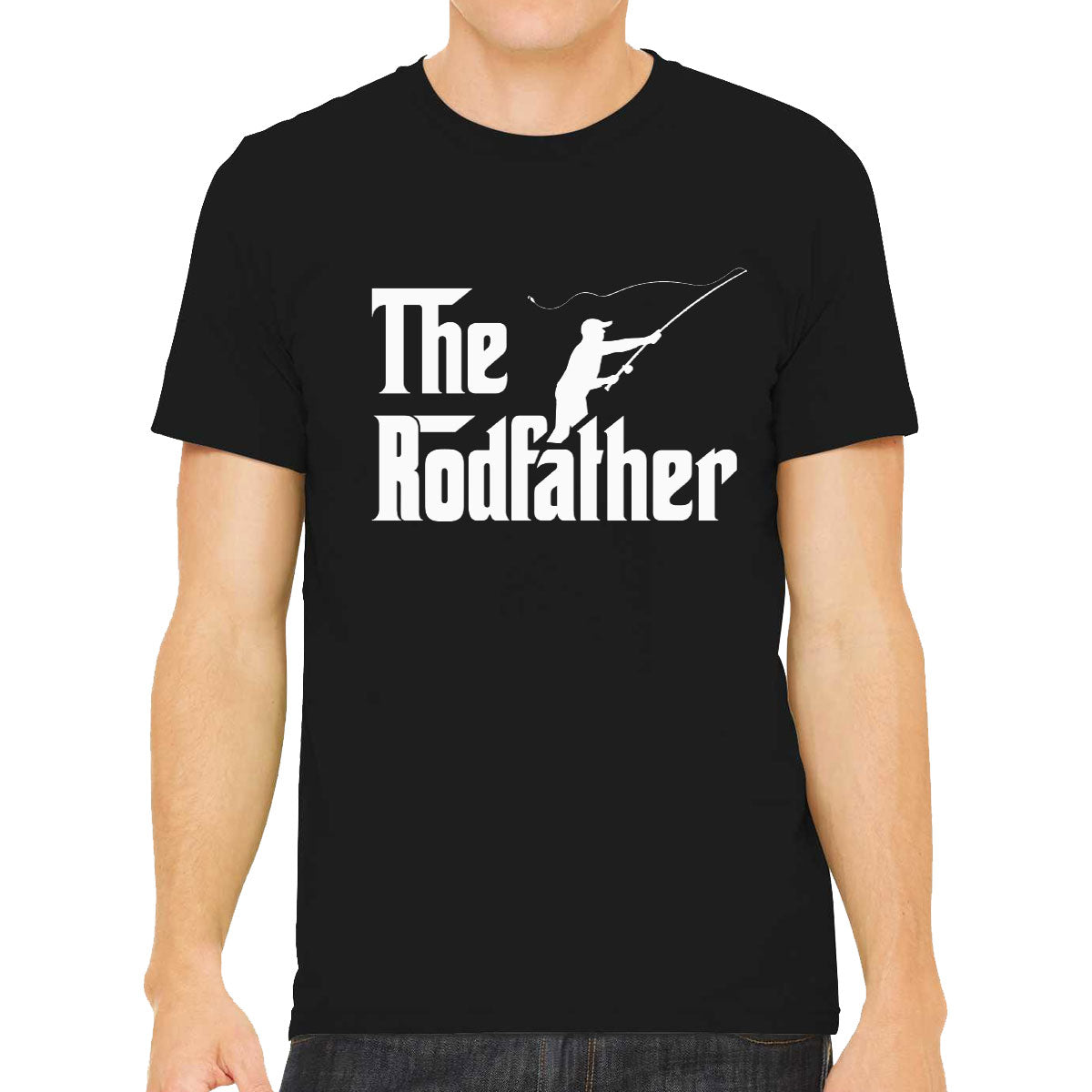 The Rodfather Fishing Father's Day Men's T-shirt
