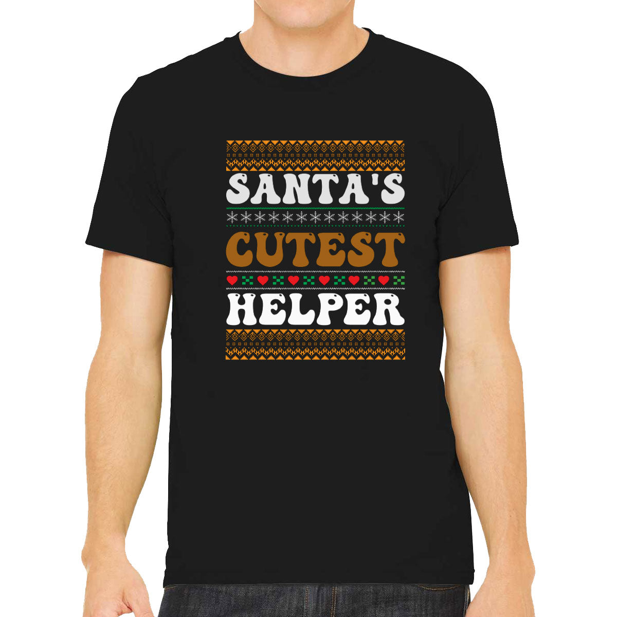 Santa's Cutest Helper Men's T-shirt