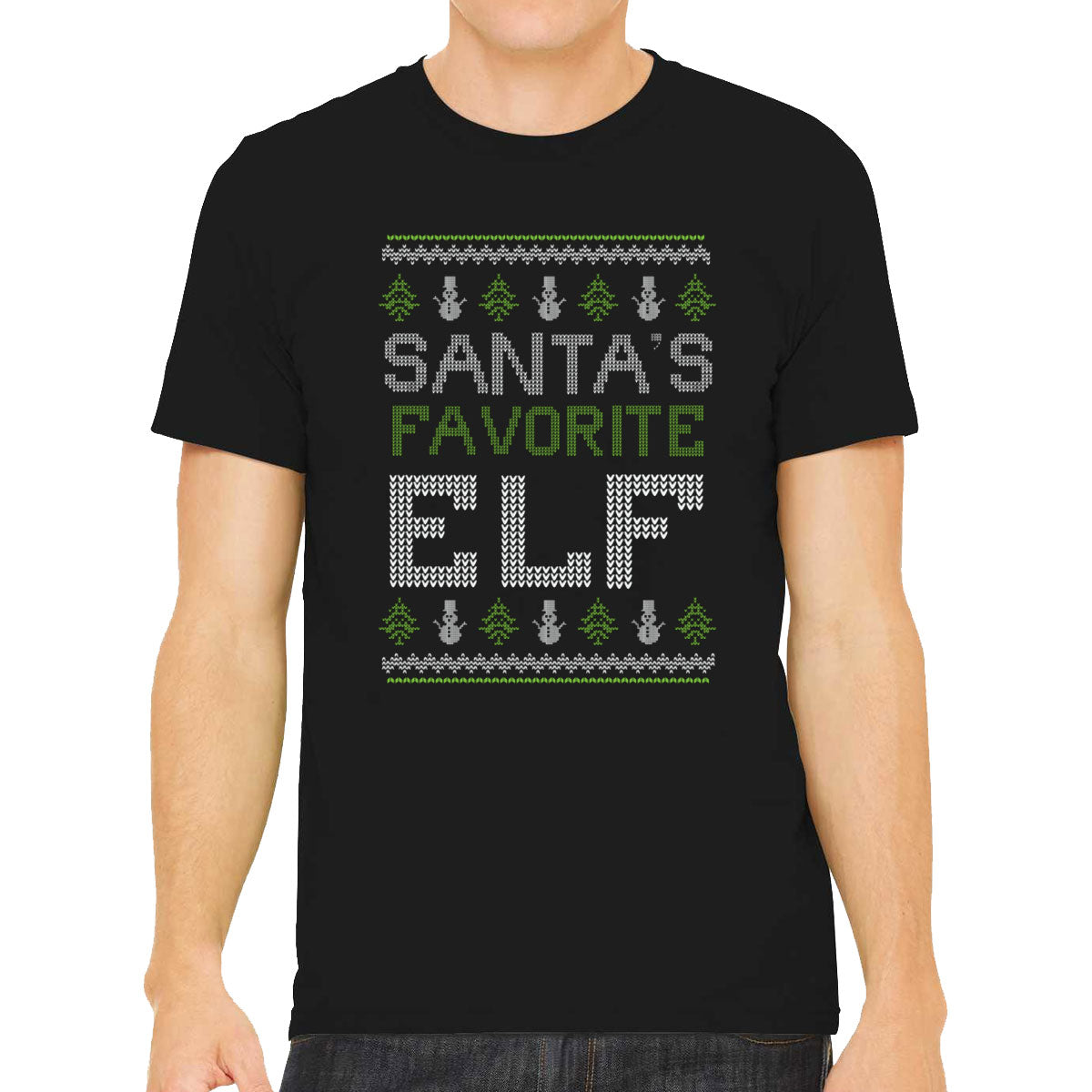 Santa's Favorite Elf Men's T-shirt