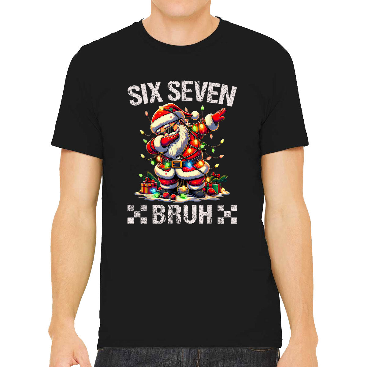 67 Sixty Seven Bruh Debbing Santa Christmas Men's T-shirt