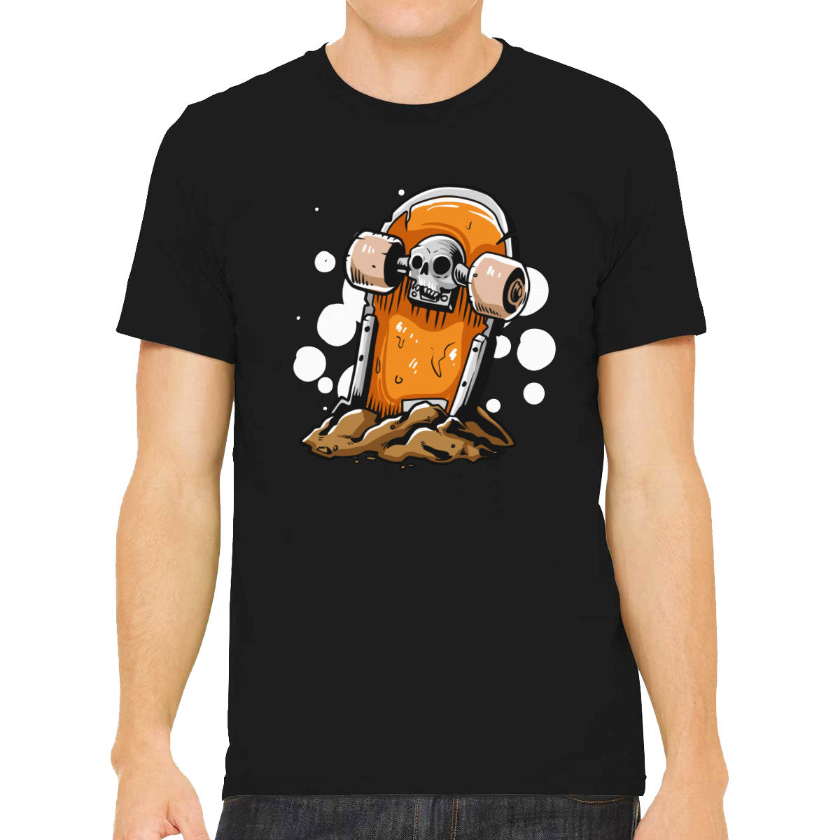 Skateboard Tombstone Men's T-shirt