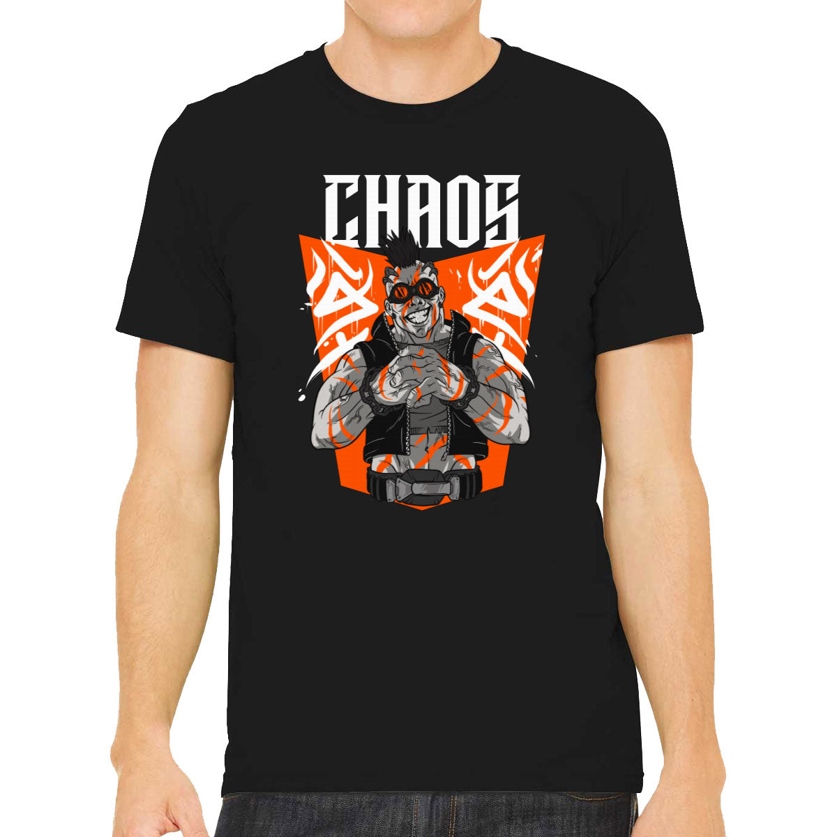 Steampunk Chaos Anime Men's T-shirt