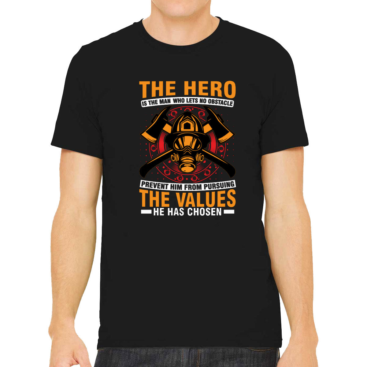 The Hero Firefighter Men's T-shirt