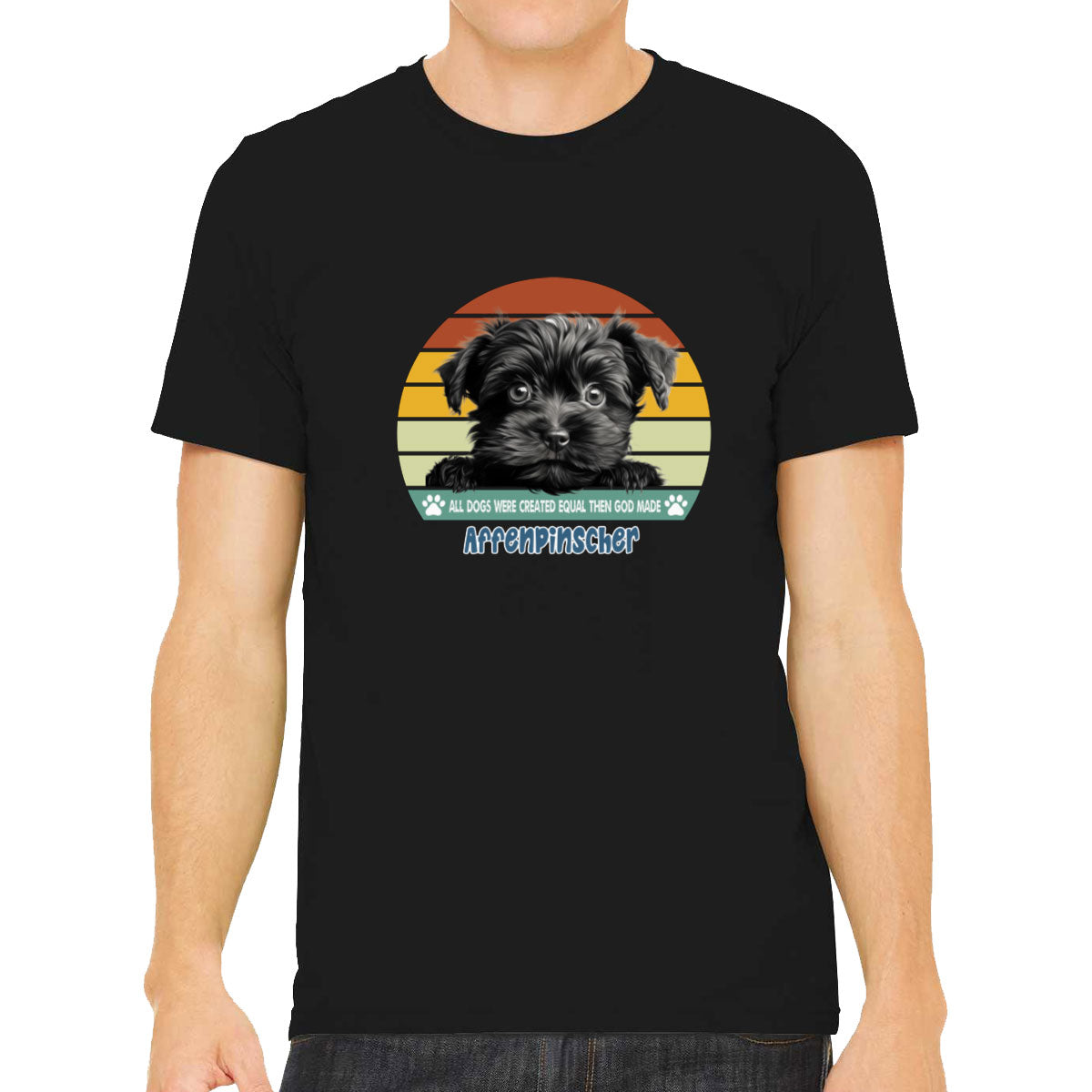 All Dogs Were Created Equal Affenpinscher Men's T-shirt
