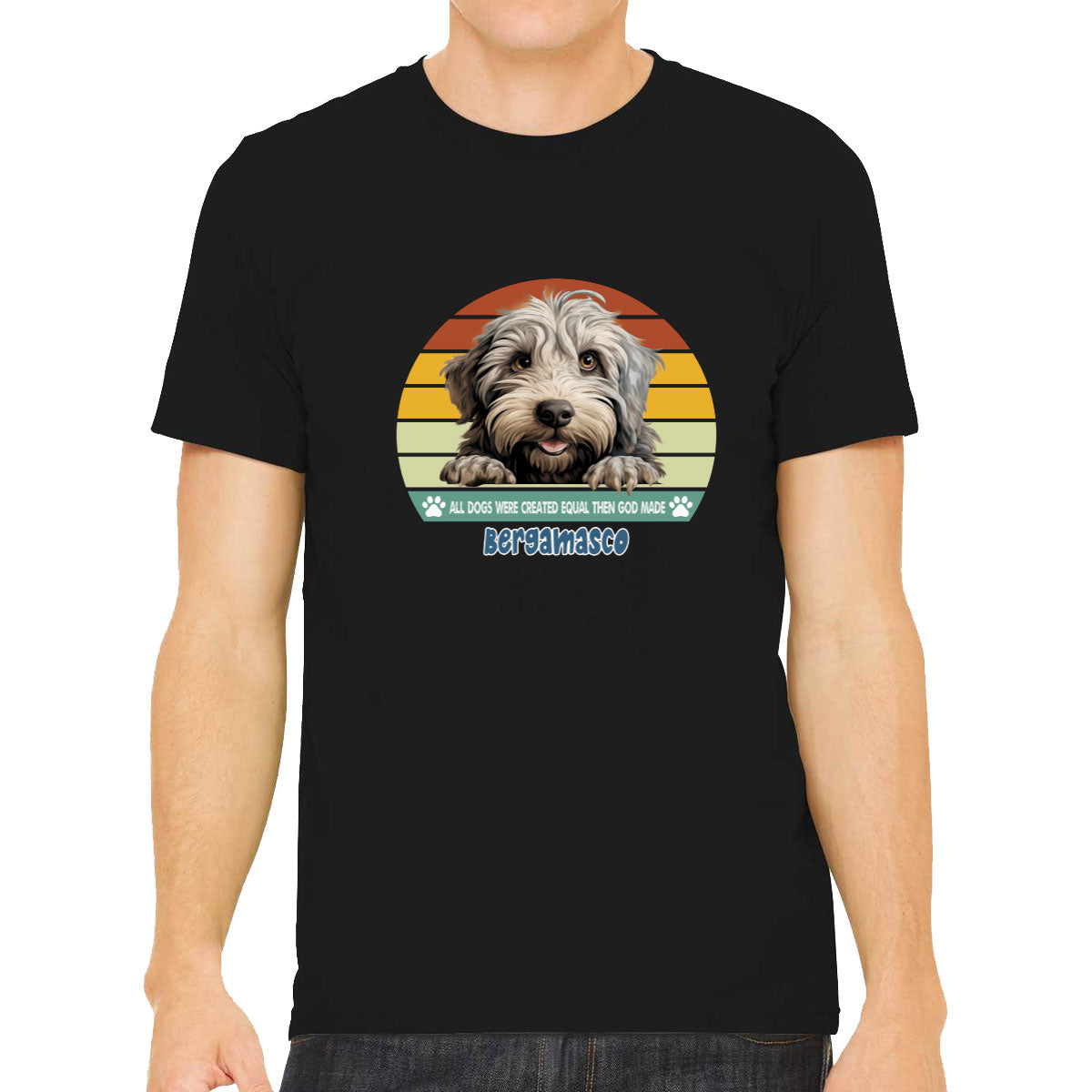 All Dogs Were Created Equal Bergamasco Men's T-shirt