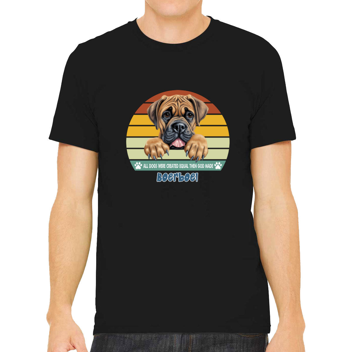 All Dogs Were Created Equal Boerboel Men's T-shirt