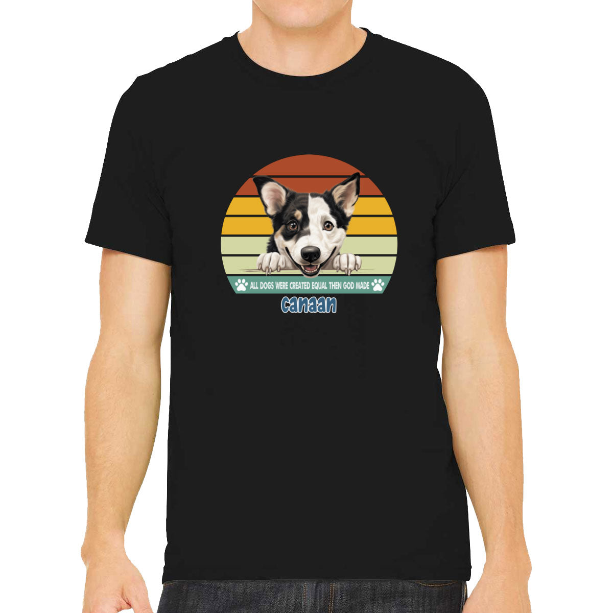 All Dogs Were Created Equal Canaan Men's T-shirt