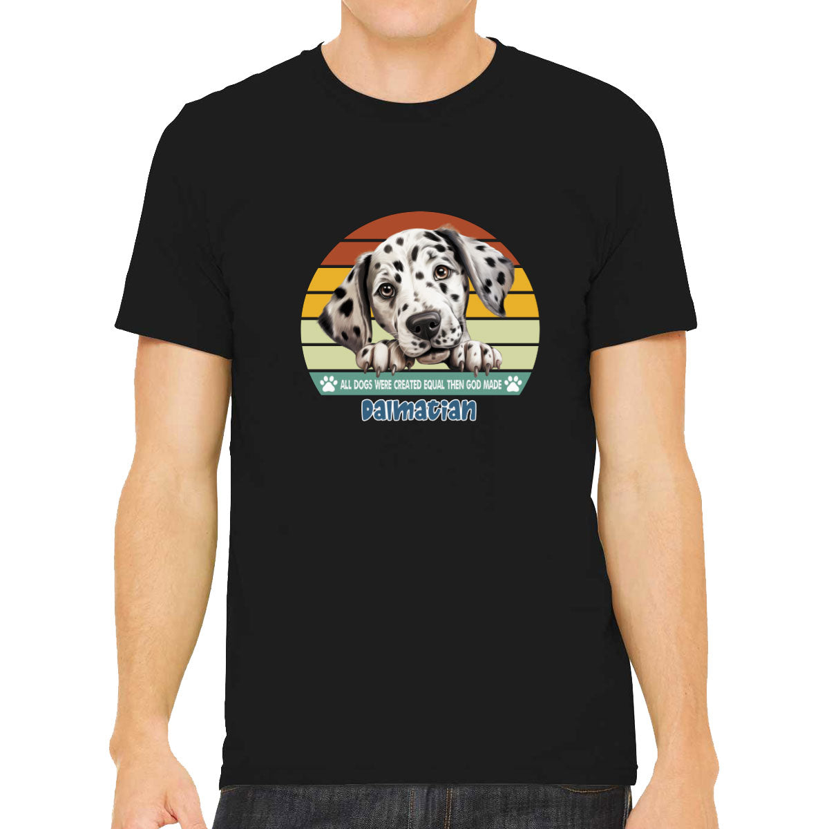 All Dogs Were Created Equal Dalmatian Men's T-shirt