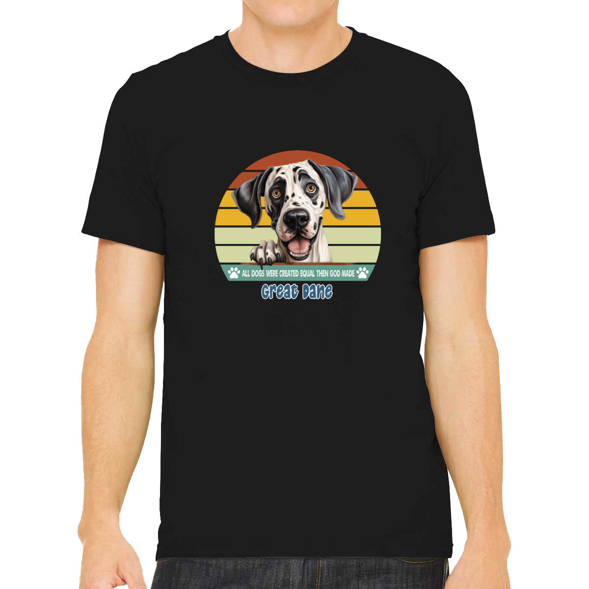 All Dogs Were Created Equal Great Dane Men's T-shirt