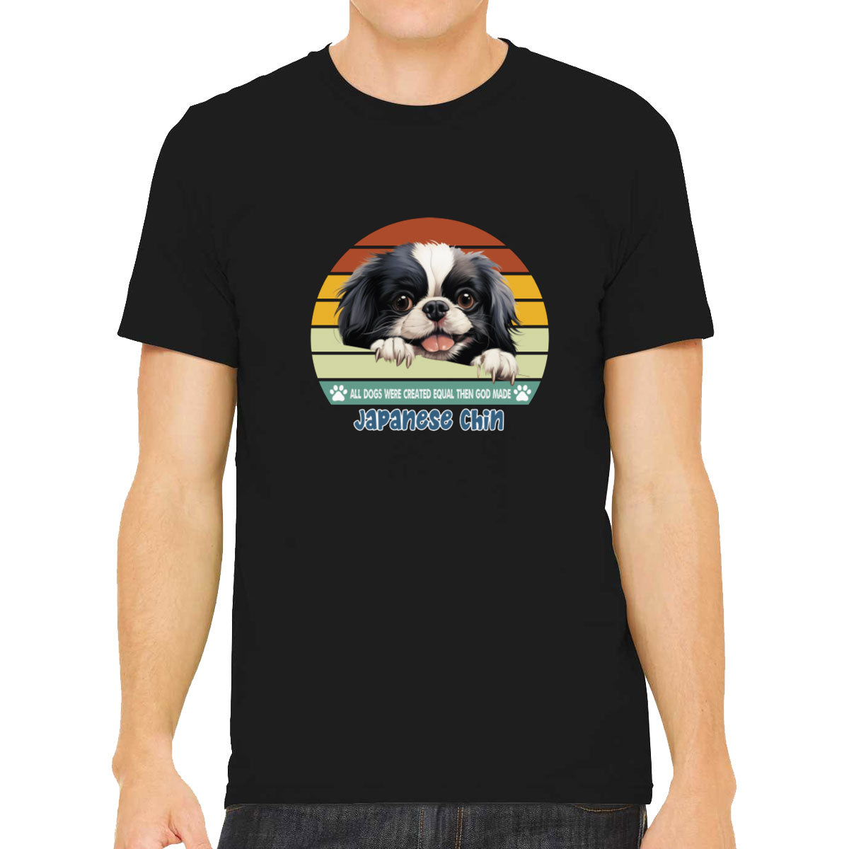 All Dogs Were Created Equal Japanese Chin Men's T-shirt