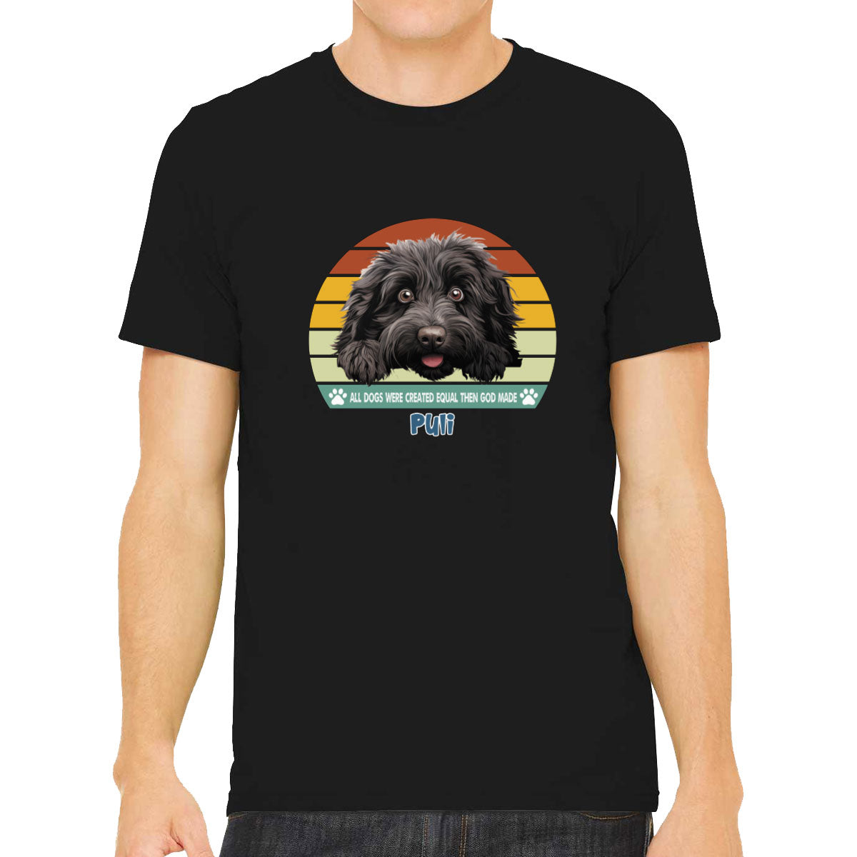 All Dogs Were Created Equal Puli Men's T-shirt