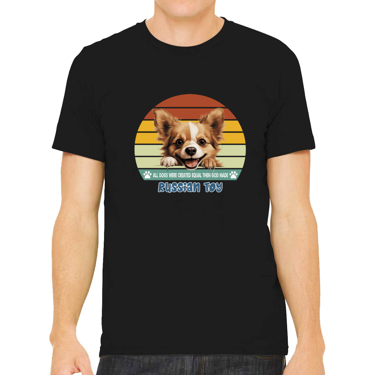 All Dogs Were Created Equal Russian Toy Men's T-shirt