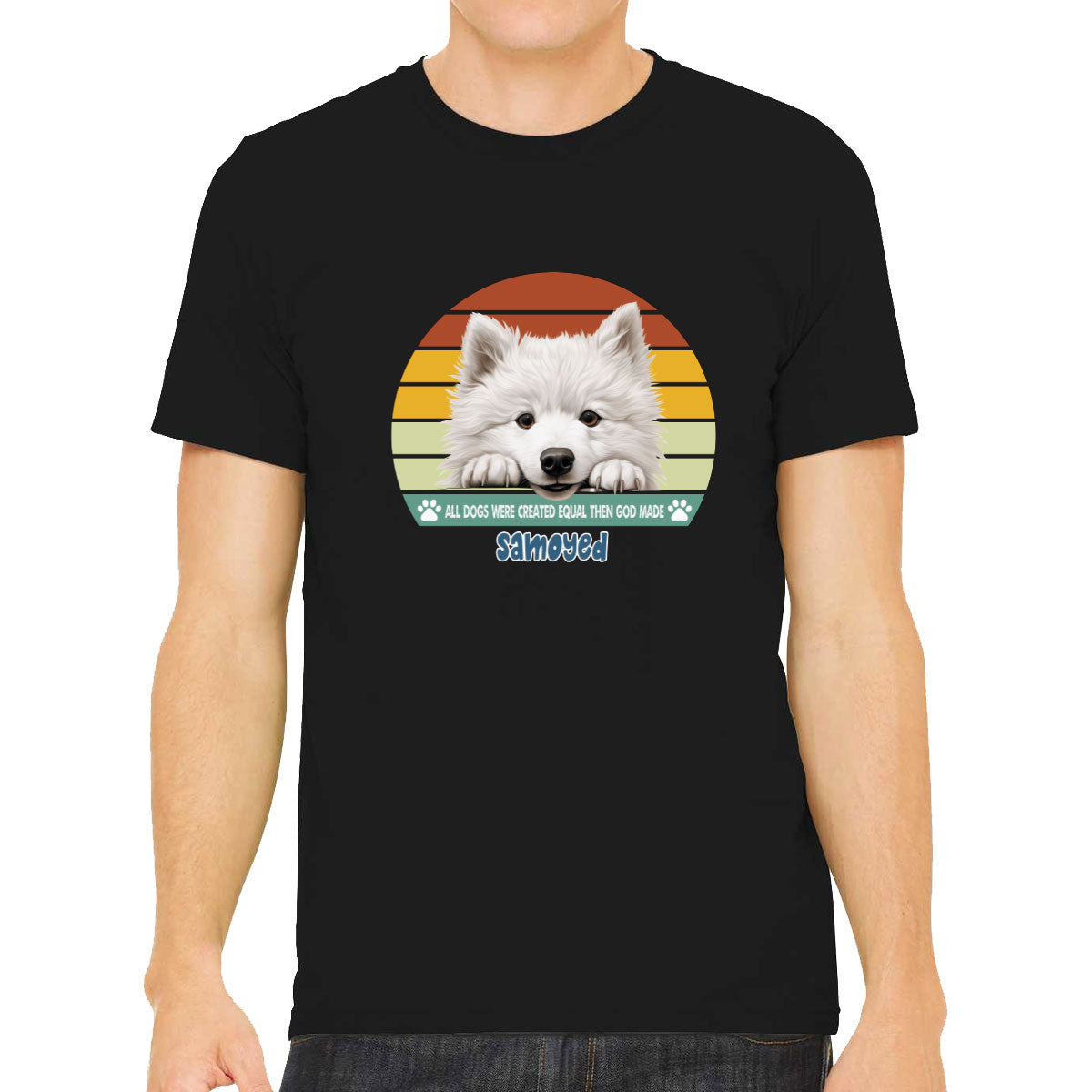 All Dogs Were Created Equal Samoyed Men's T-shirt