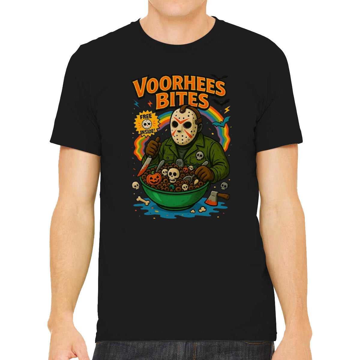 Voorhees Bites Halloween Men's T-shirt