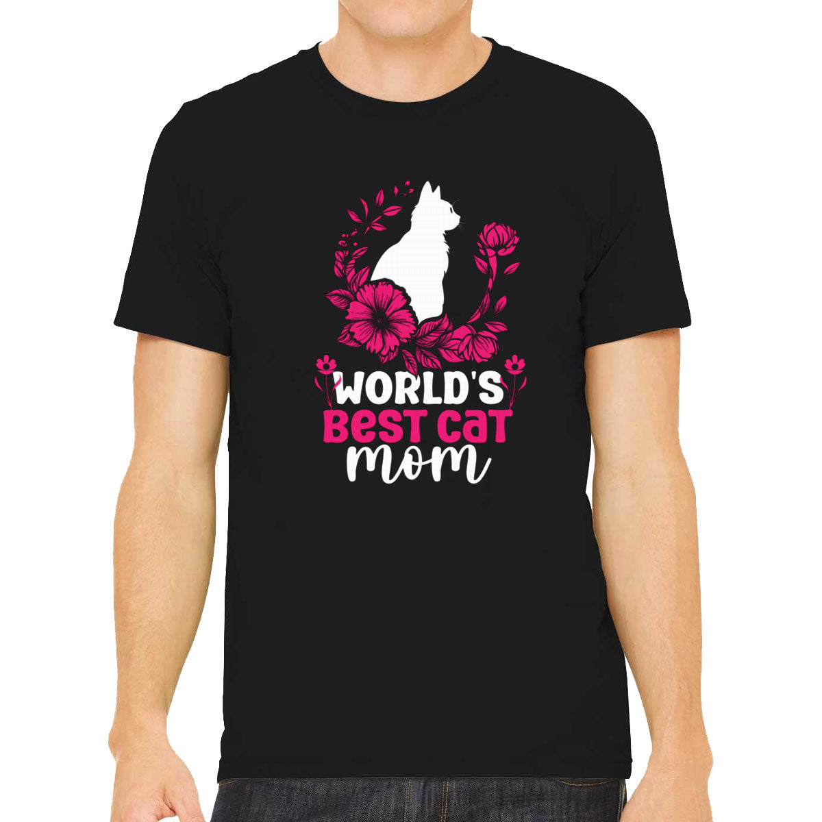 World's Best Cat Mom Men's T-shirt