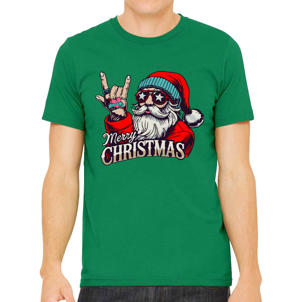 Riock Santa Claus Christmas Men's T-shirt