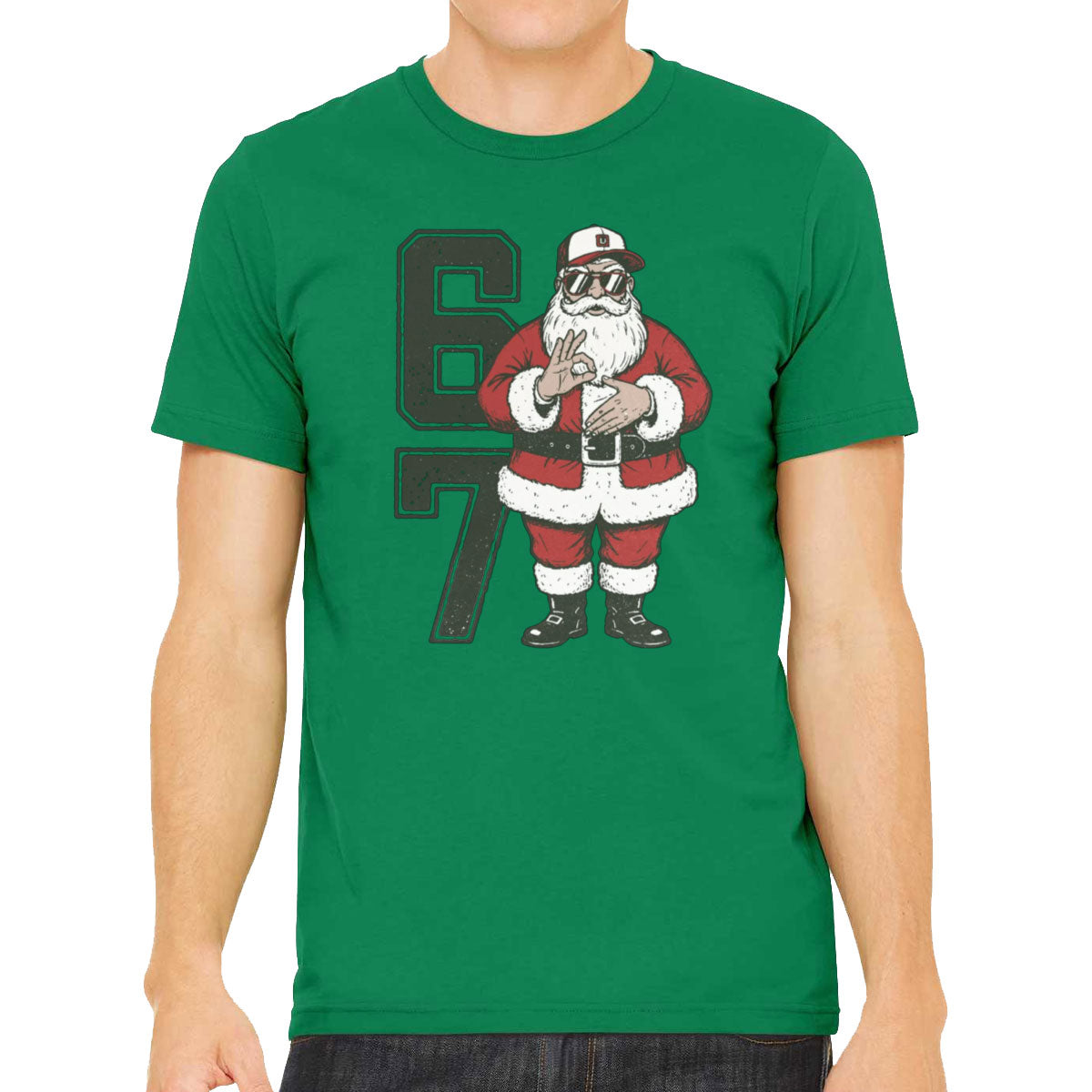 67 Sixty Seven Christmas Santa Men's T-shirt