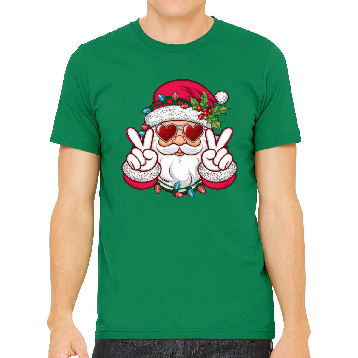 Cool Santa Claus Christmas Men's T-shirt