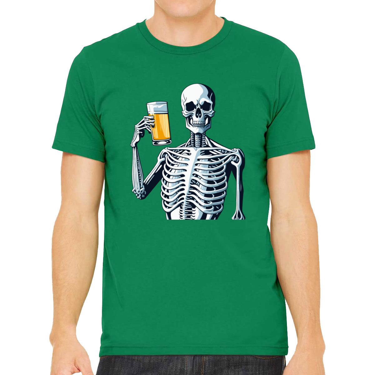 Skeleton Beer Men's T-shirt