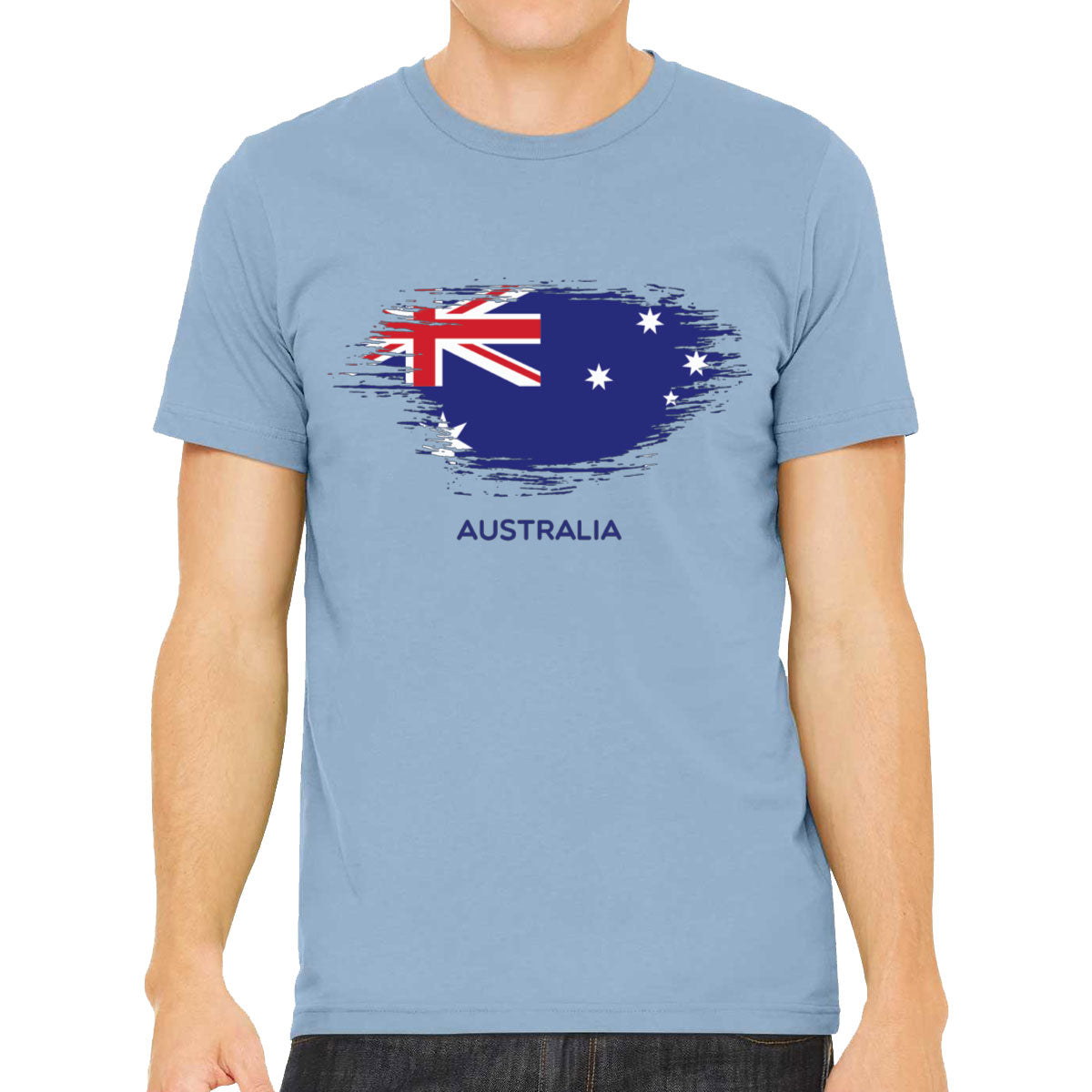 Australia Flag Love Men's T-shirt