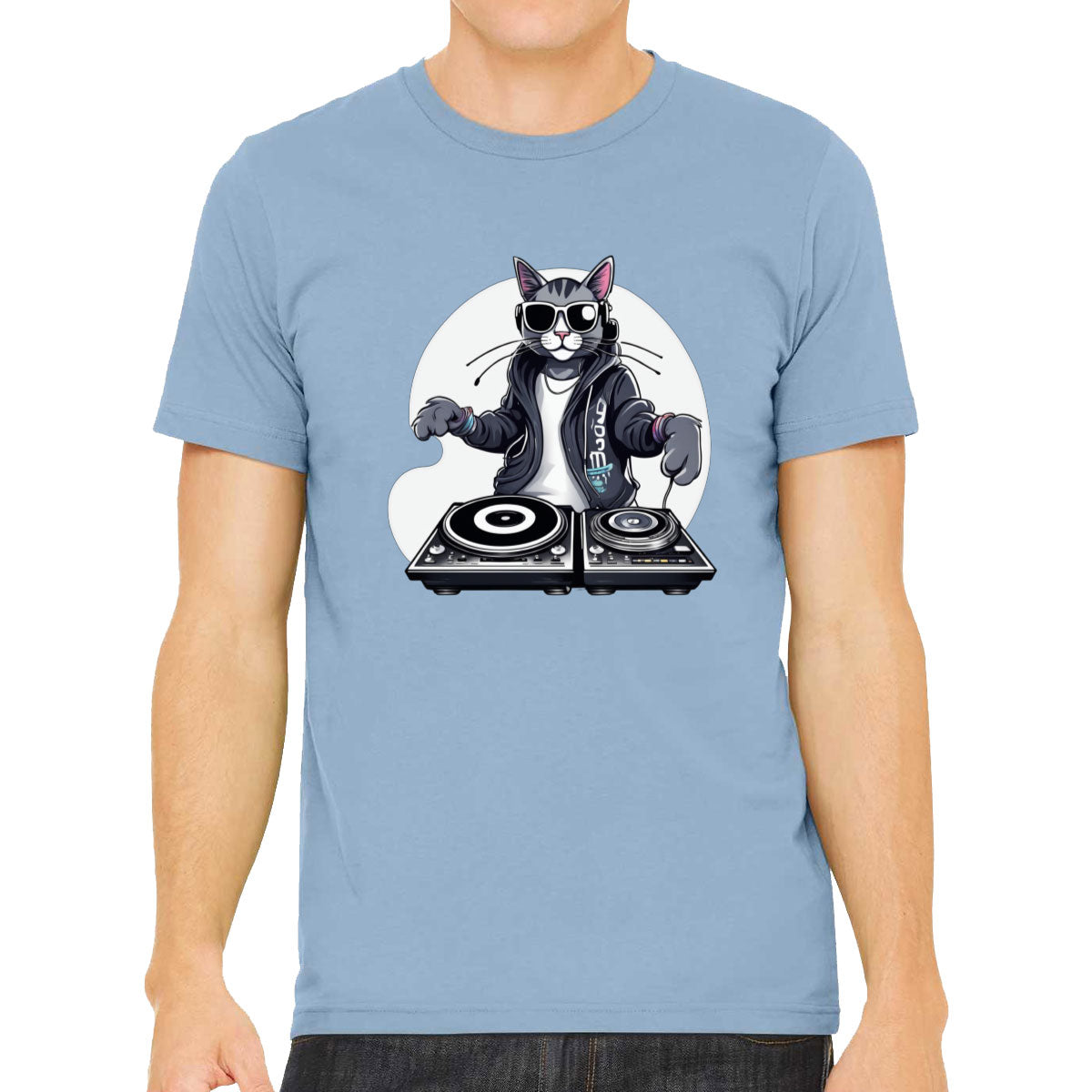 Cool Dj Cat Men's T-shirt