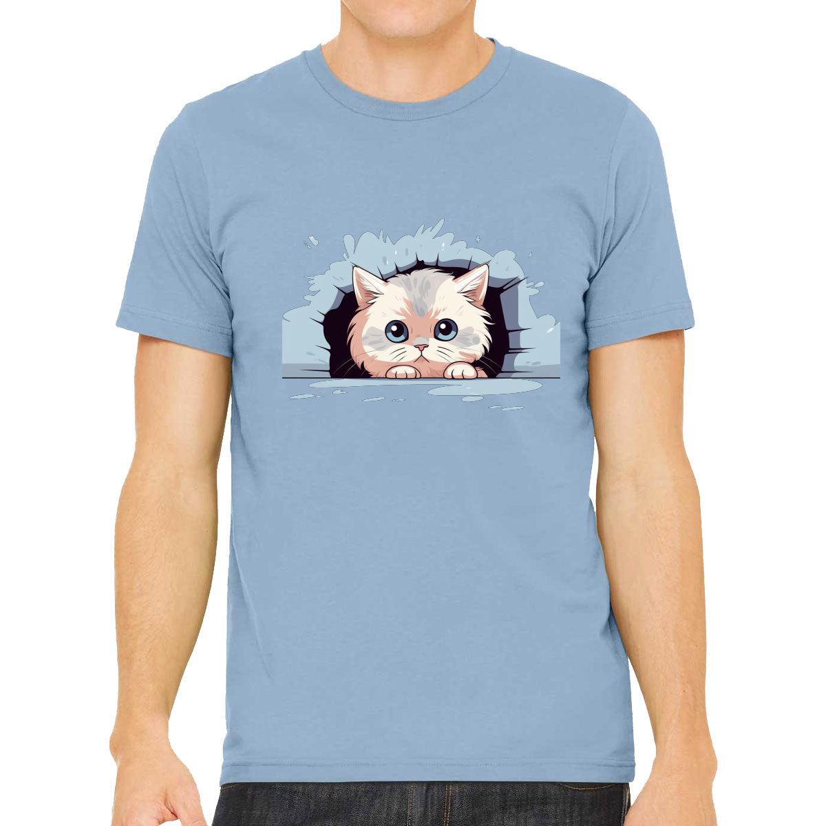 Cute Persian Cat Men's T-shirt