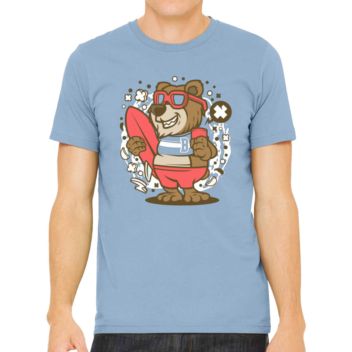 Surfer Bear Men's T-shirt