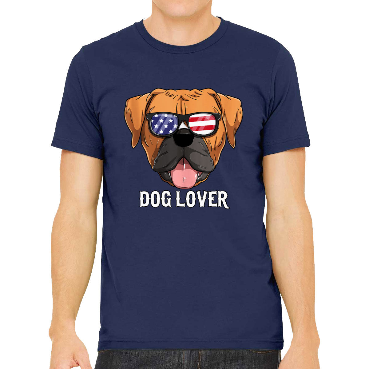 American Boxer Dog Lover Men's T-shirt