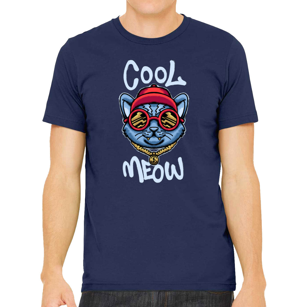 Cool Meow Cat Men's T-shirt