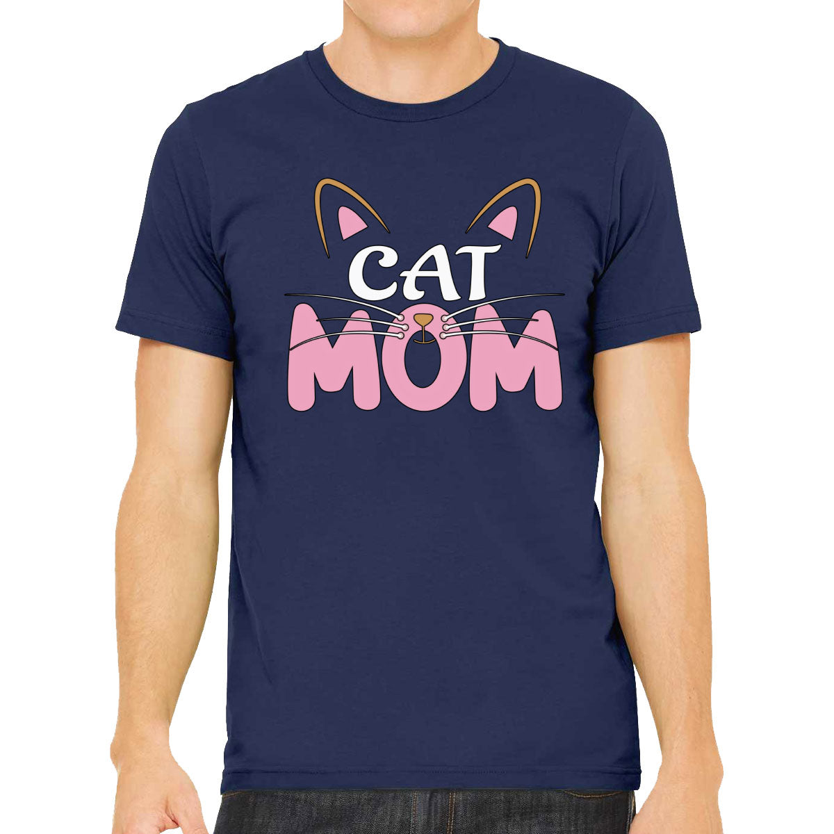 Cute Cat Mom Men's T-shirt