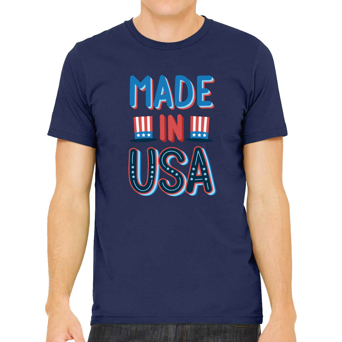 Made In USA Patriotic Men's T-shirt