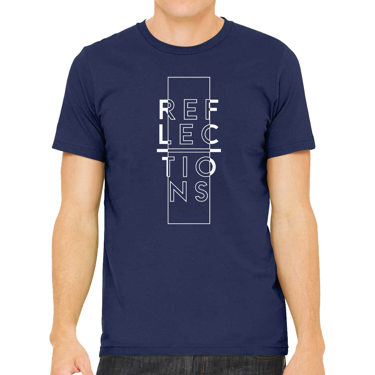 Reflections Typography Men's T-shirt