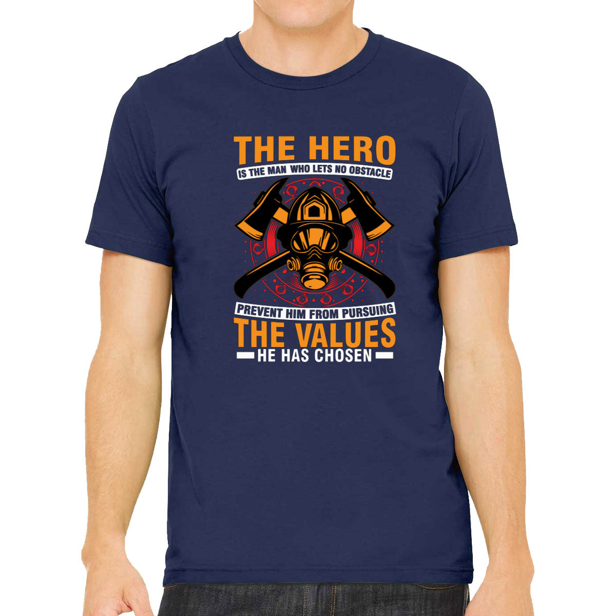 The Hero Firefighter Men's T-shirt