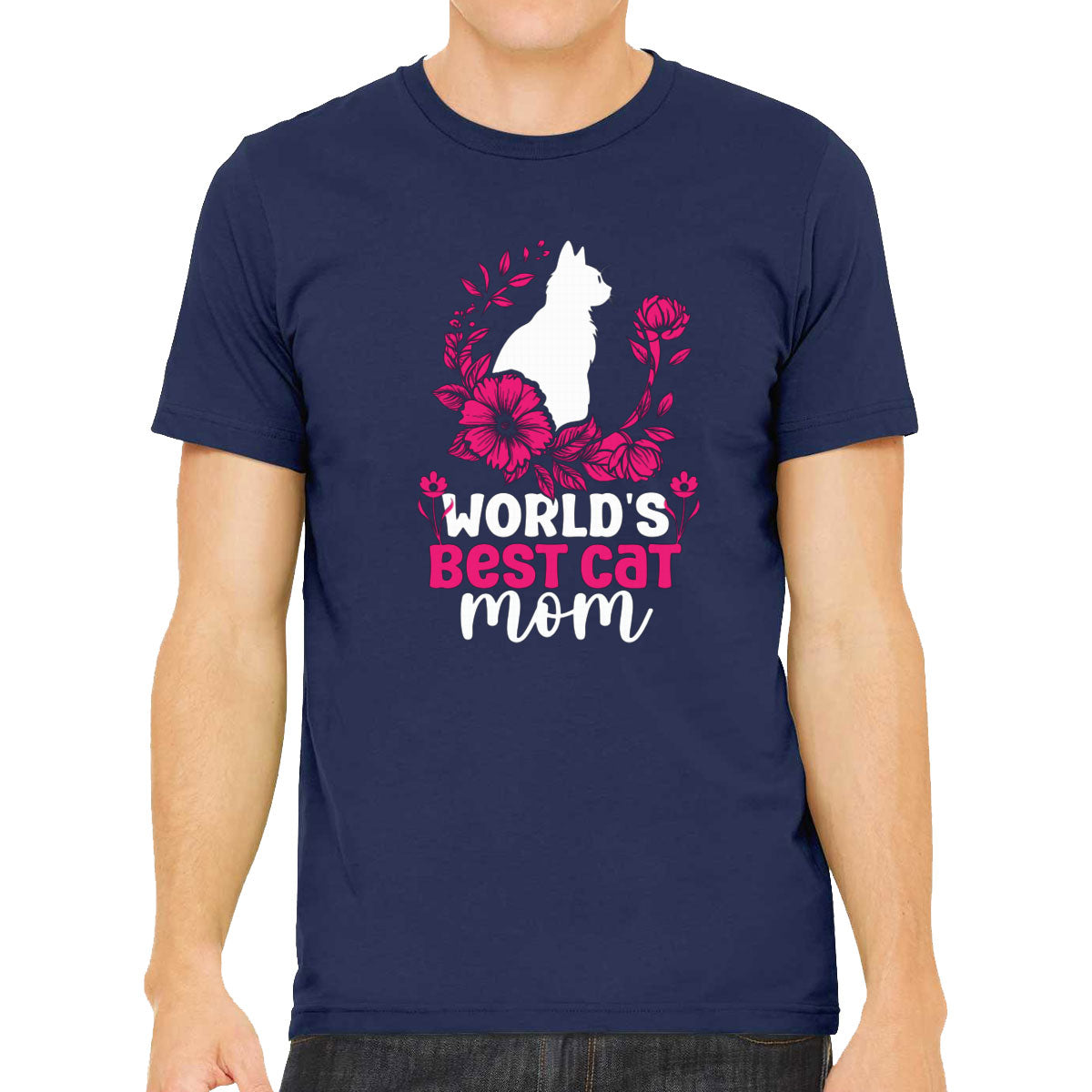 World's Best Cat Mom Men's T-shirt