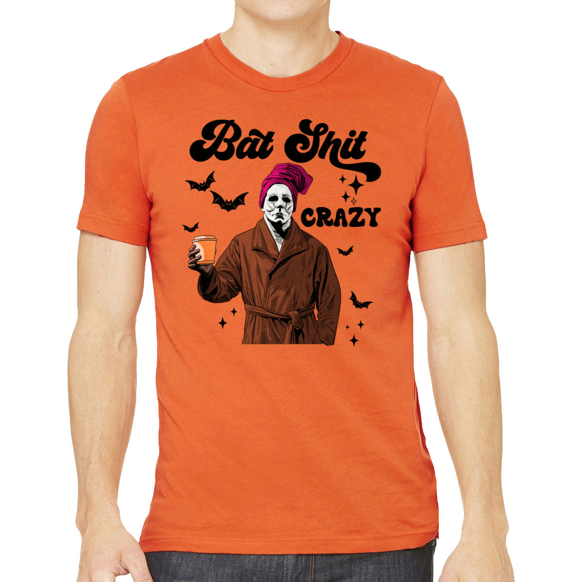 Bat Shit Crazy Myers Halloween Men's T-shirt