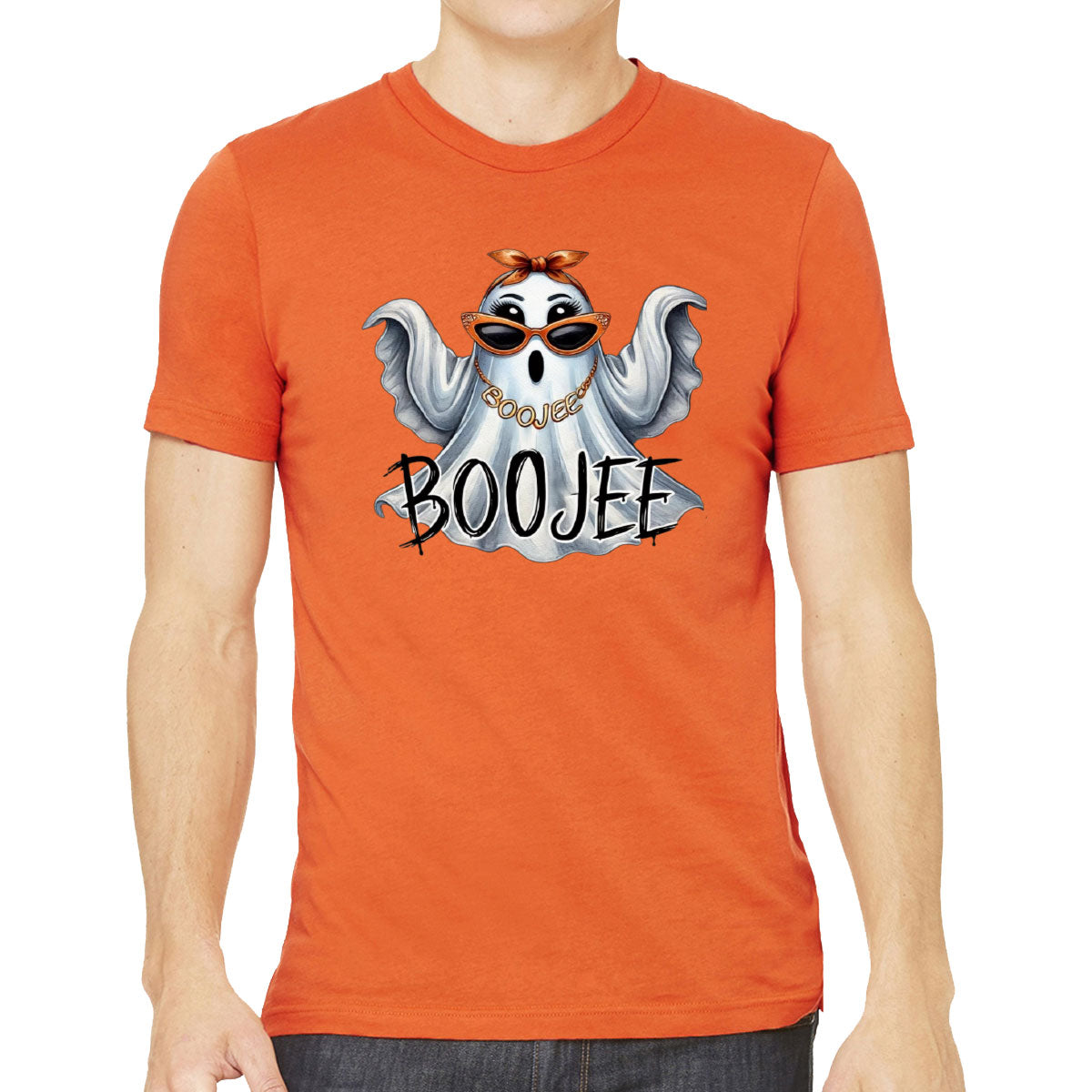 Boo Jee Cute Ghost Halloween Men's T-shirt